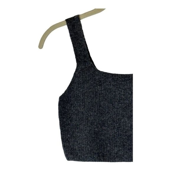 Everlane Heathered Charcoal Yak And Wool Blend The Cozy Stretch Tank Size Medium - Picture 4 of 10
